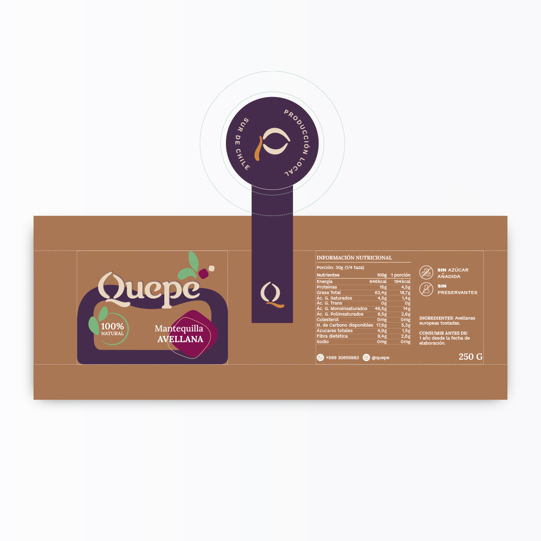 Labels-Quepe-hazelnut-layout